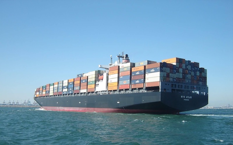 cargo ship supply chain